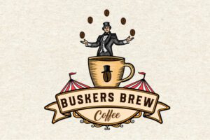 Buskers Brew Coffee - Logo